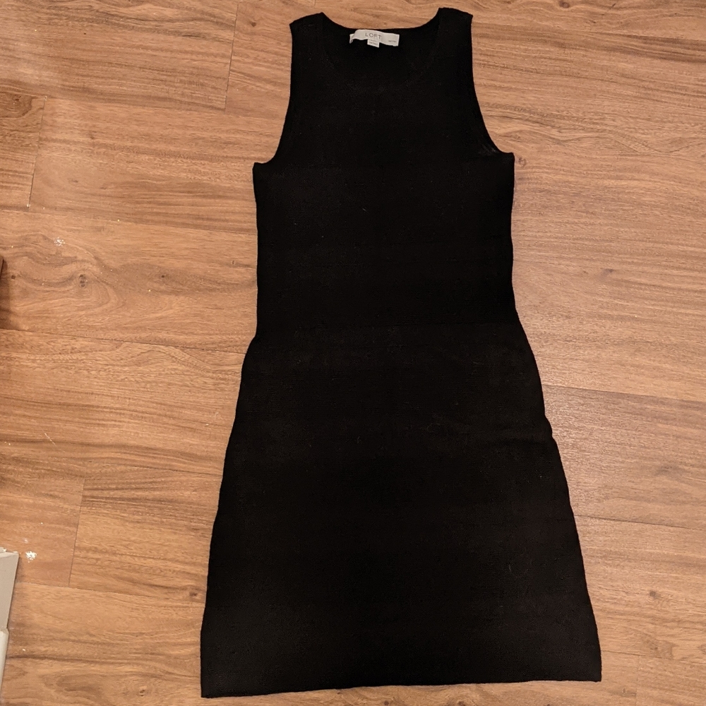 Ann Taylor Loft Black Sweater Dress